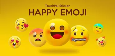 Happy Emoji Keyboard Sticker