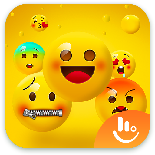 Happy Emoji Keyboard Sticker
