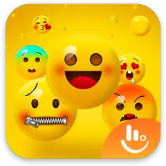 Happy Emoji Keyboard Sticker