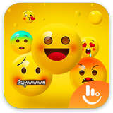 Happy Emoji Keyboard Sticker Zeichen
