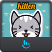 Cute Kitten Keyboard Sticker