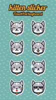 Cute Kitten Keyboard Sticker capture d'écran 2