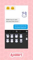 Rabbit Keyboard Sticker screenshot 1