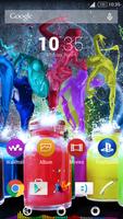 Colourful Xperia Theme capture d'écran 1