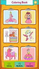 女の子のための着色 アプリダウンロード