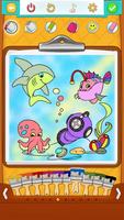 Fish Coloring Pages پوسٹر