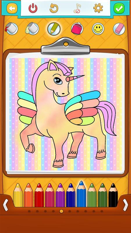Mewarnai Kuda Poni Orang - GAMBAR MEWARNAI HD
