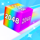 체인 큐브: 2048 3D 병합 블록 게임 아이콘