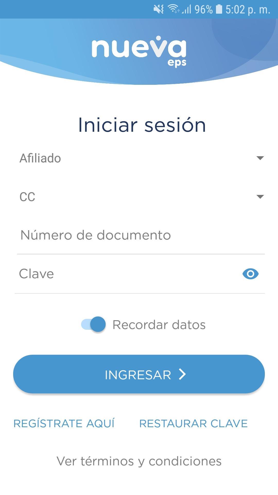 Nueva eps móvil Nueva eps móvil