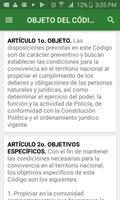 Código de Policía de Colombia Ekran Görüntüsü 2