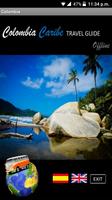 Colombia Caribe Travel guide plakat