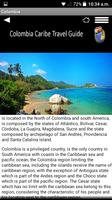 Colombia Caribe Travel guide capture d'écran 2