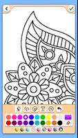 Mandala Coloring Pages الملصق