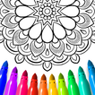 Coloriage Mandala icône