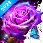 Anime Coloring-Color by Number biểu tượng