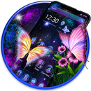 Color neon butterfly theme APK
