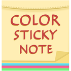 Cahier de couleurs - Notes autocollantes icône