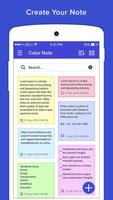 Cahier de couleurs - Notes autocollantes capture d'écran 1