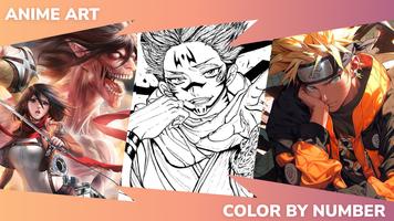 Anime Art: Color by Number ảnh chụp màn hình 1