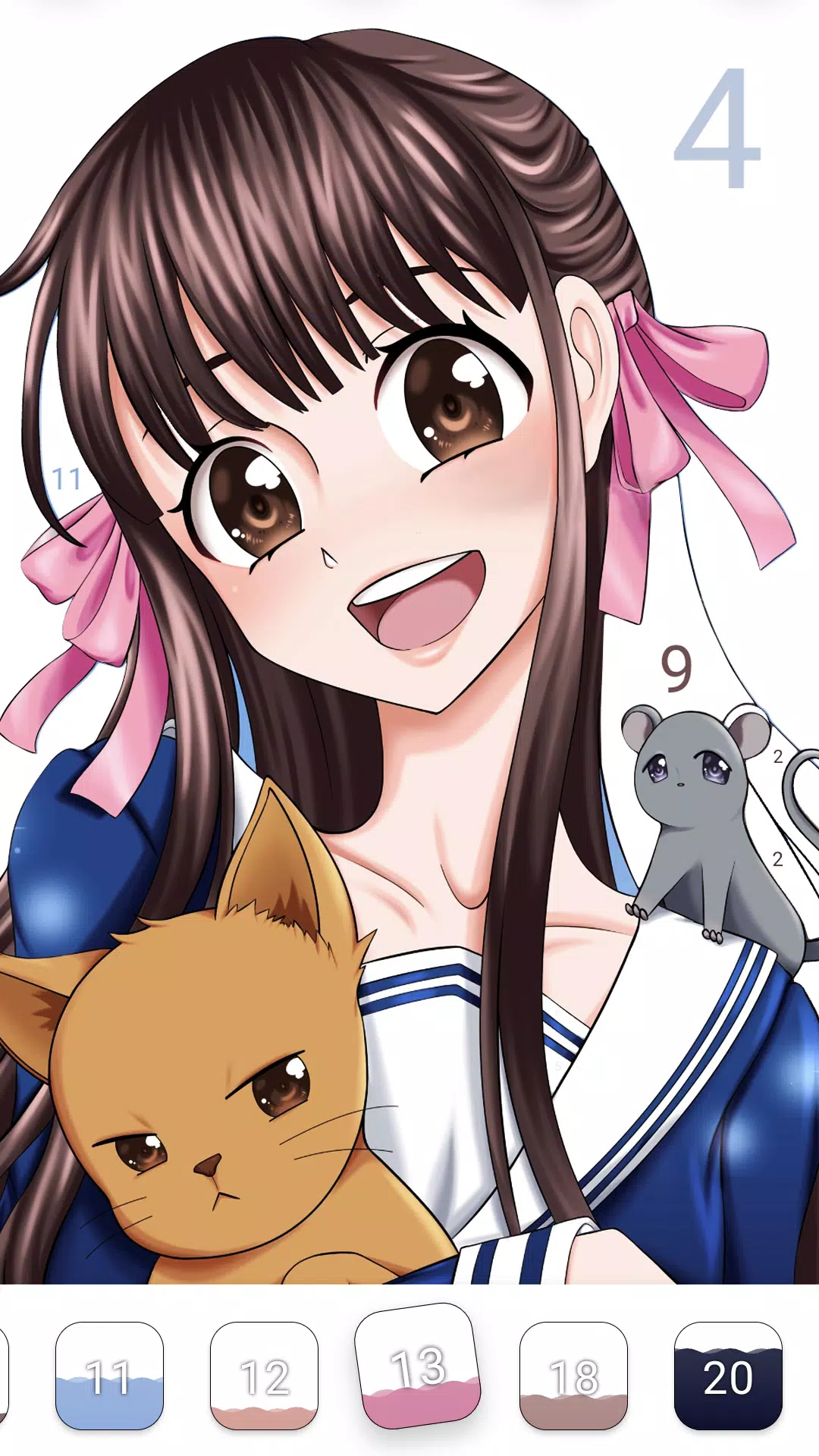 Download do APK de Anime Art: Colorir por Número para Android