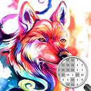 Wolf coloring by number APK