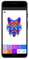 Wolf coloring by number स्क्रीनशॉट 2