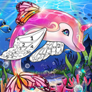 Dolphin&Whale Paint By Number APK