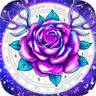 آیکون‌ Rose, Flower Coloring Book