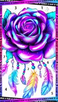 Rose, Flower Coloring Book 截图 3