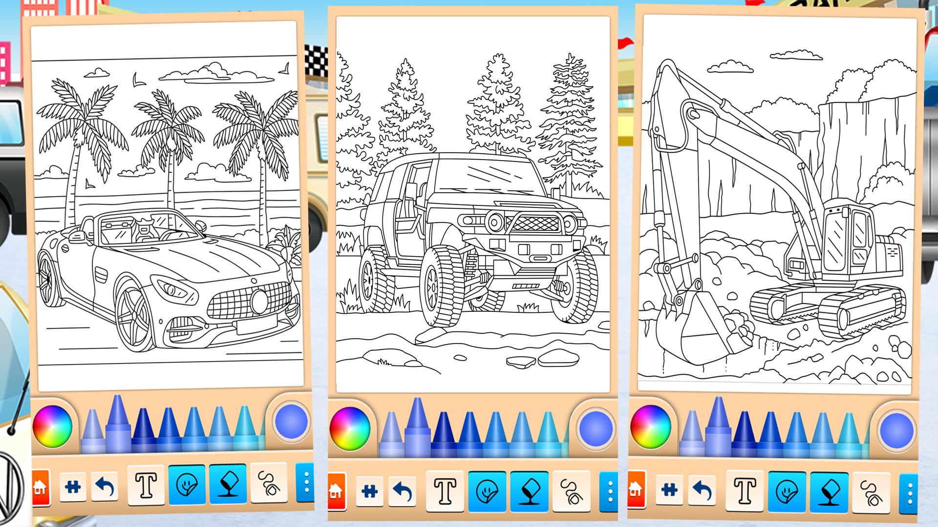 Ausmalbilder für Kinder: Autos für Android - APK herunterladen Ausmalbilder für Kinder: Autos für Android - APK herunterladen