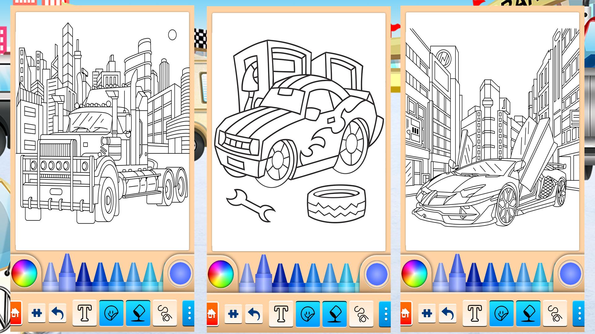 Ausmalbilder Fur Kinder Autos Fur Android Apk Herunterladen