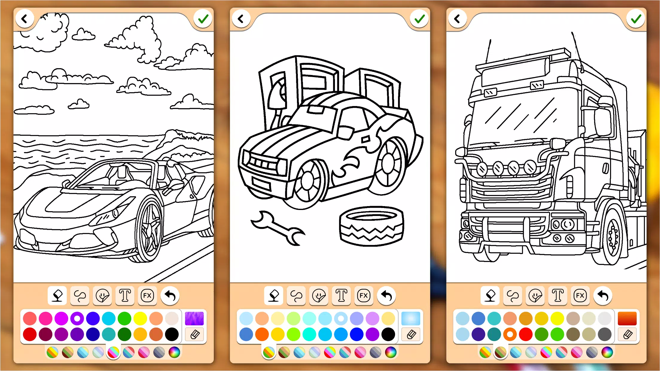 Jogo de colorir carros offline – Apps no Google Play