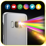 Flash d'appel couleur -LED torche, Flash téléphone icône