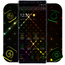 Color Fluorescent Neon Black Theme APK