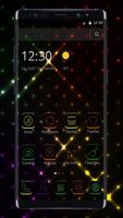 Color Fluorescent Neon Black Theme poster