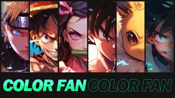 Color Fan Affiche
