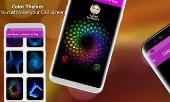 Téléphone couleur - Appel coloré Appelant Ecran Fl capture d'écran 2