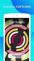 Color Call Screen Slide TO Answer Dialer Phone App постер