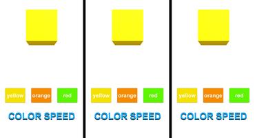 color speed cube poster