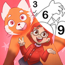 Turning Red Color by Number APK