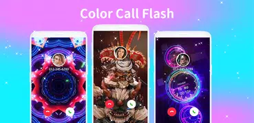 Color call flash- Call screen phone LED flash