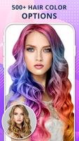 AI Hair Color Photo Editor captura de pantalla 1
