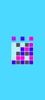 Color Cubes Palette Puzzle Affiche
