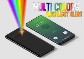 Color Phone flashlight -Color Call Flash Torch led capture d'écran 1