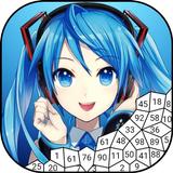 آیکون‌ Manga Anime Paint By Numbers Puzzle