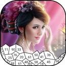 Prinzessin Puzzle Zeichnung nach Zahlen APK