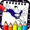 ”Bat Coloring Superhero