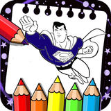 Icona Bat Coloring Superhero