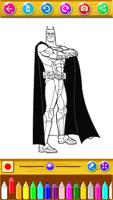 Bat Coloring Superhero 海报