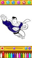 Bat Coloring Superhero 截图 2